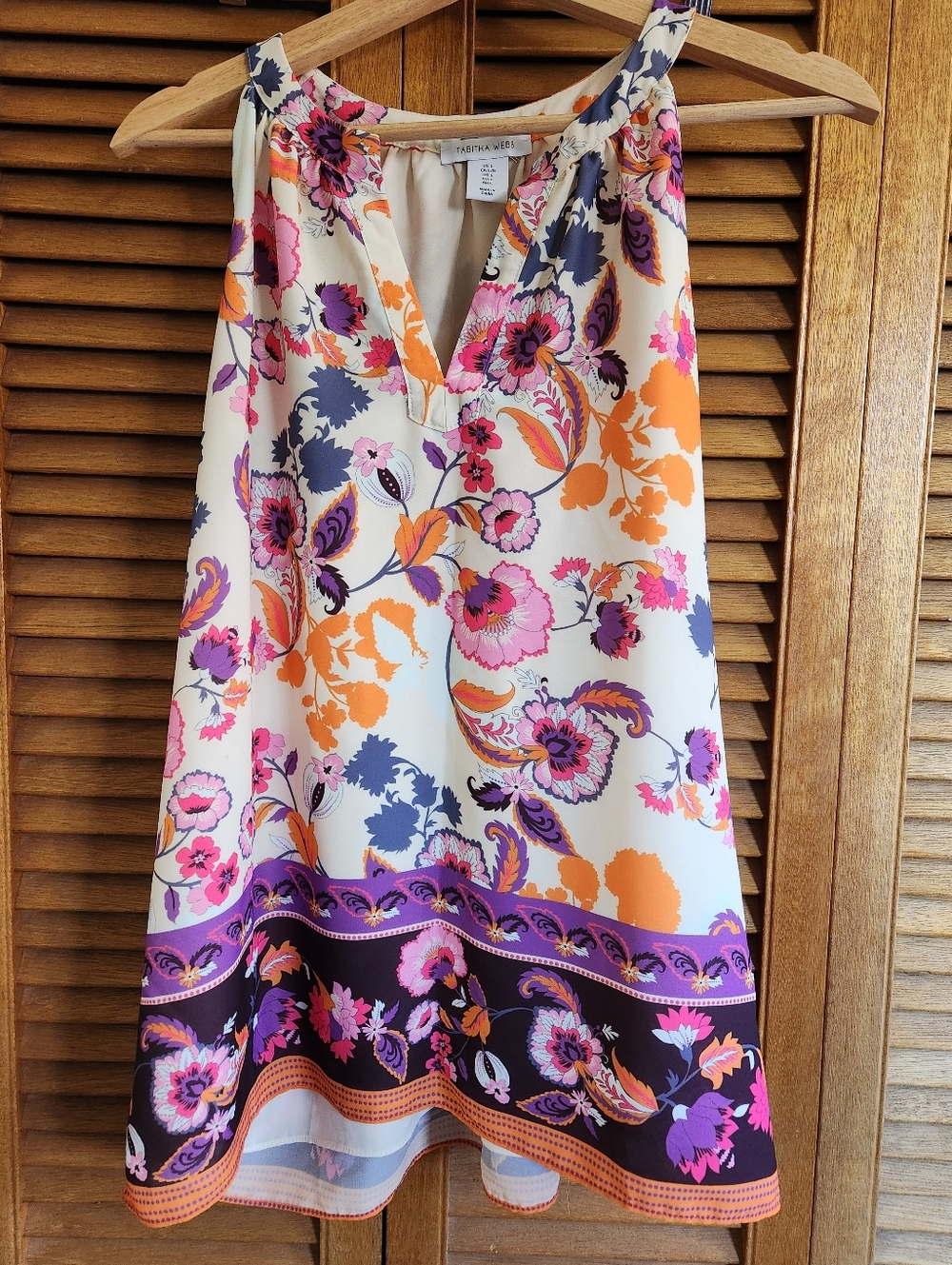 Tabitha Webb Floral Summer Top Fully Lined